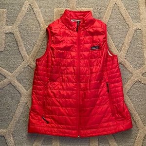 Womens patagonia orange/red vest
